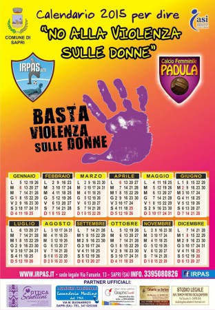  RICHIEDI IL CALENDARIO 2015 "NO ALLA VIOLENZA SULLE DONNE!"